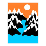 Mountainous River Mouth (Print Only) thumbnail
