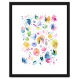 Abstract Watercolor Summer Flowers I thumbnail