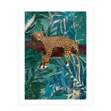 Leopard wearing shoes in the jungle (Print Only) thumbnail