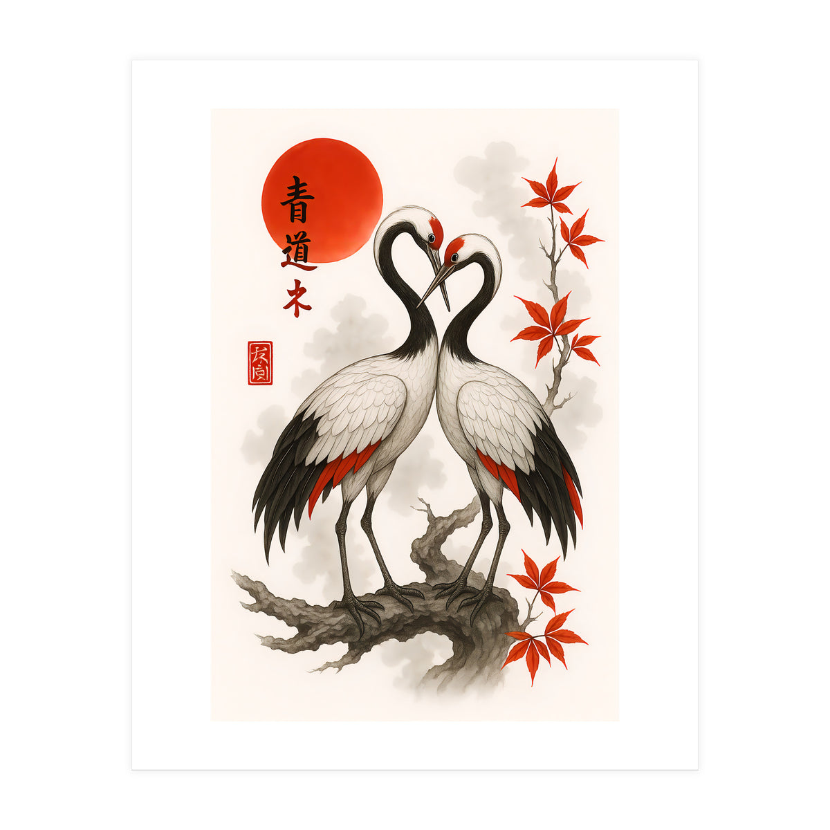 Crane Japanese (Print Only)