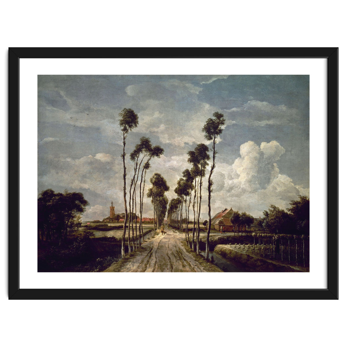 'The Avenue at Middelharnis', 1689, Oil on canvas, 103 x 141 cm.