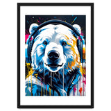 Polar Bear In Headphones, Graffiti thumbnail