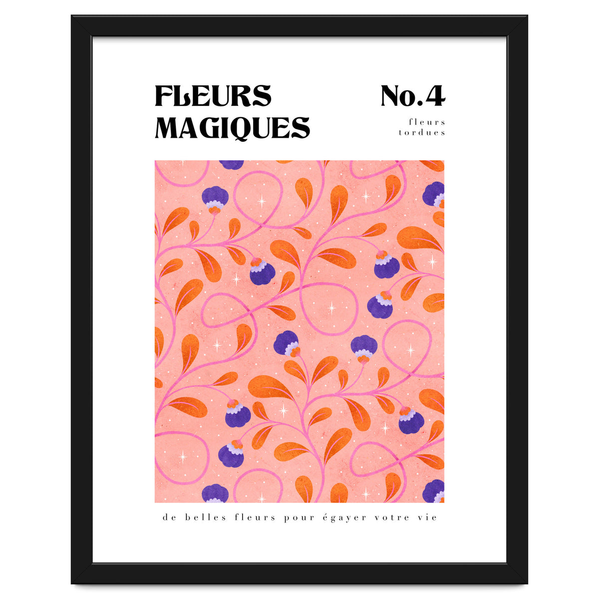 Magical Flowers No.4 Twisty Florals