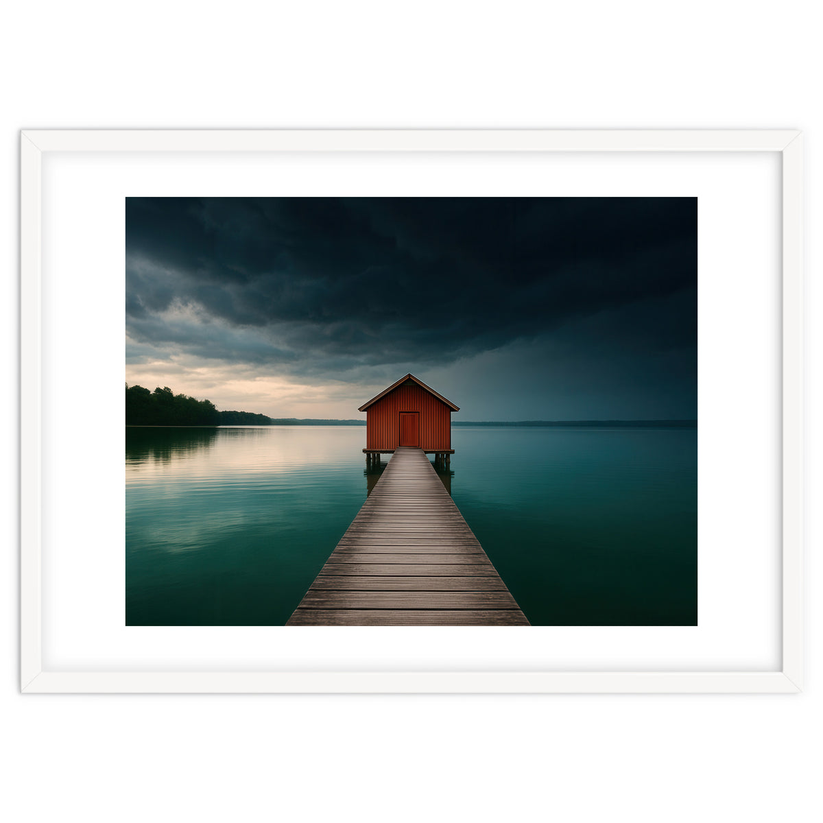 Moody Boathouse Photography Lake House