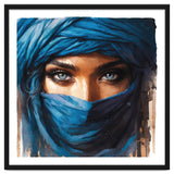 Blue Eyes Tuareg Woman Portrait thumbnail