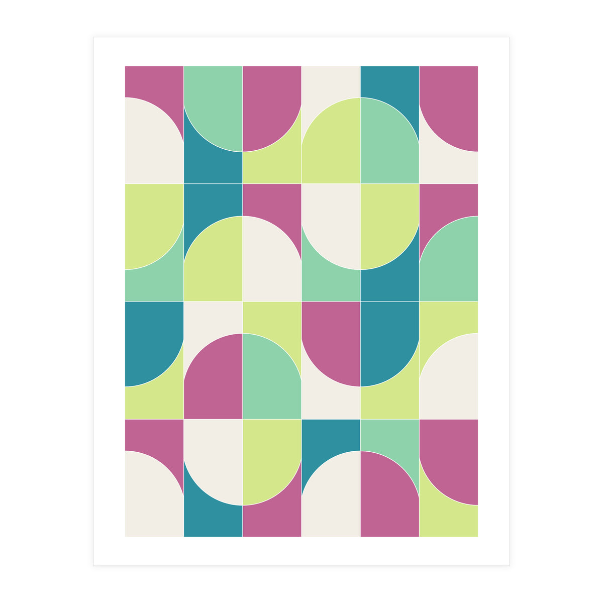 Bold Geo Tiles 04 (Print Only)