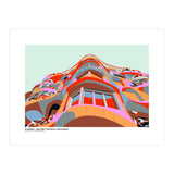 La Pedrera by Antoni Gaudi - Barcelona (Print Only) thumbnail