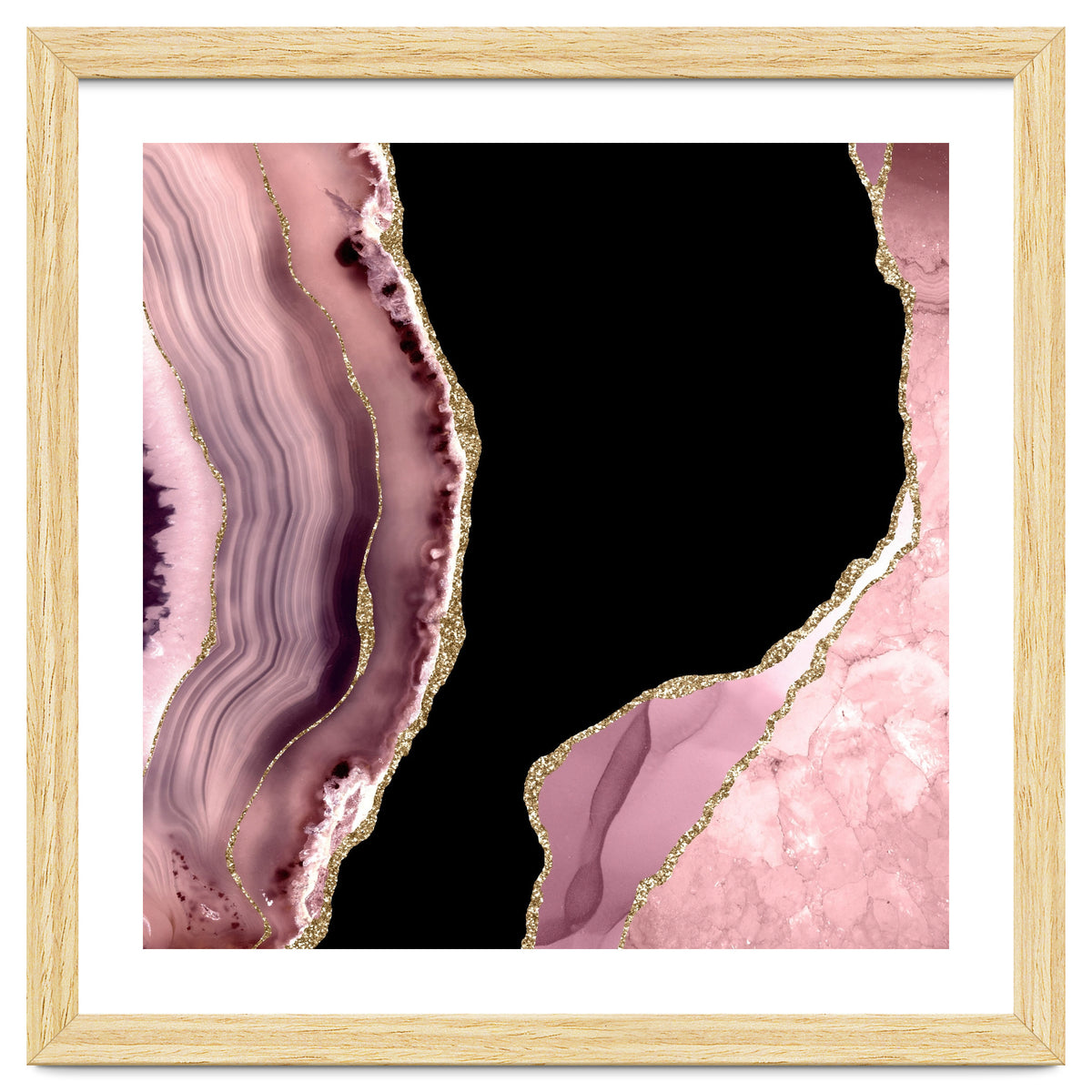 Blush & Gold Agate Texture 01