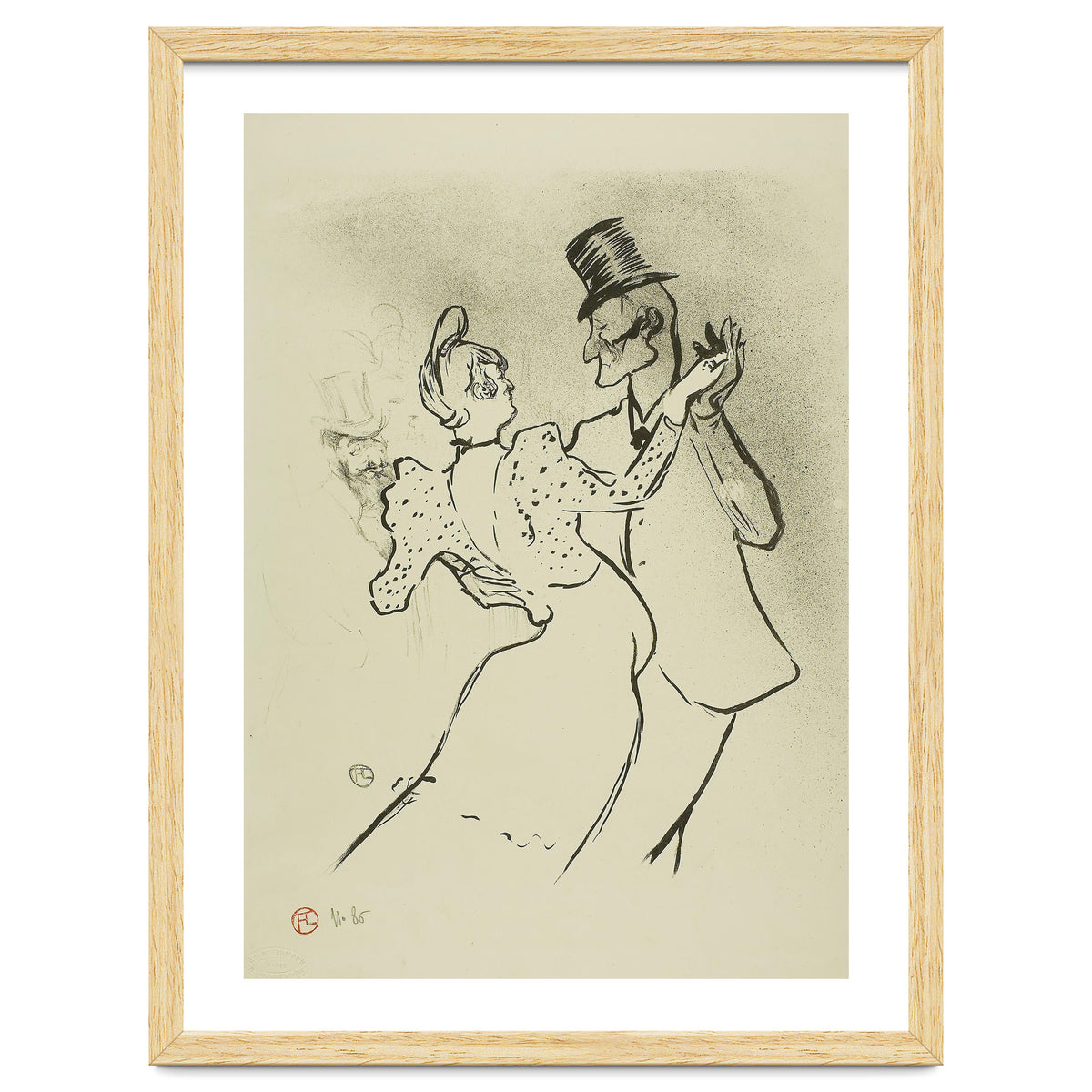 La Goulue. Henri de Toulouse-Lautrec; French, 1864-1901. Date: 1894. Dimensions: 308 × 254 mm (im...