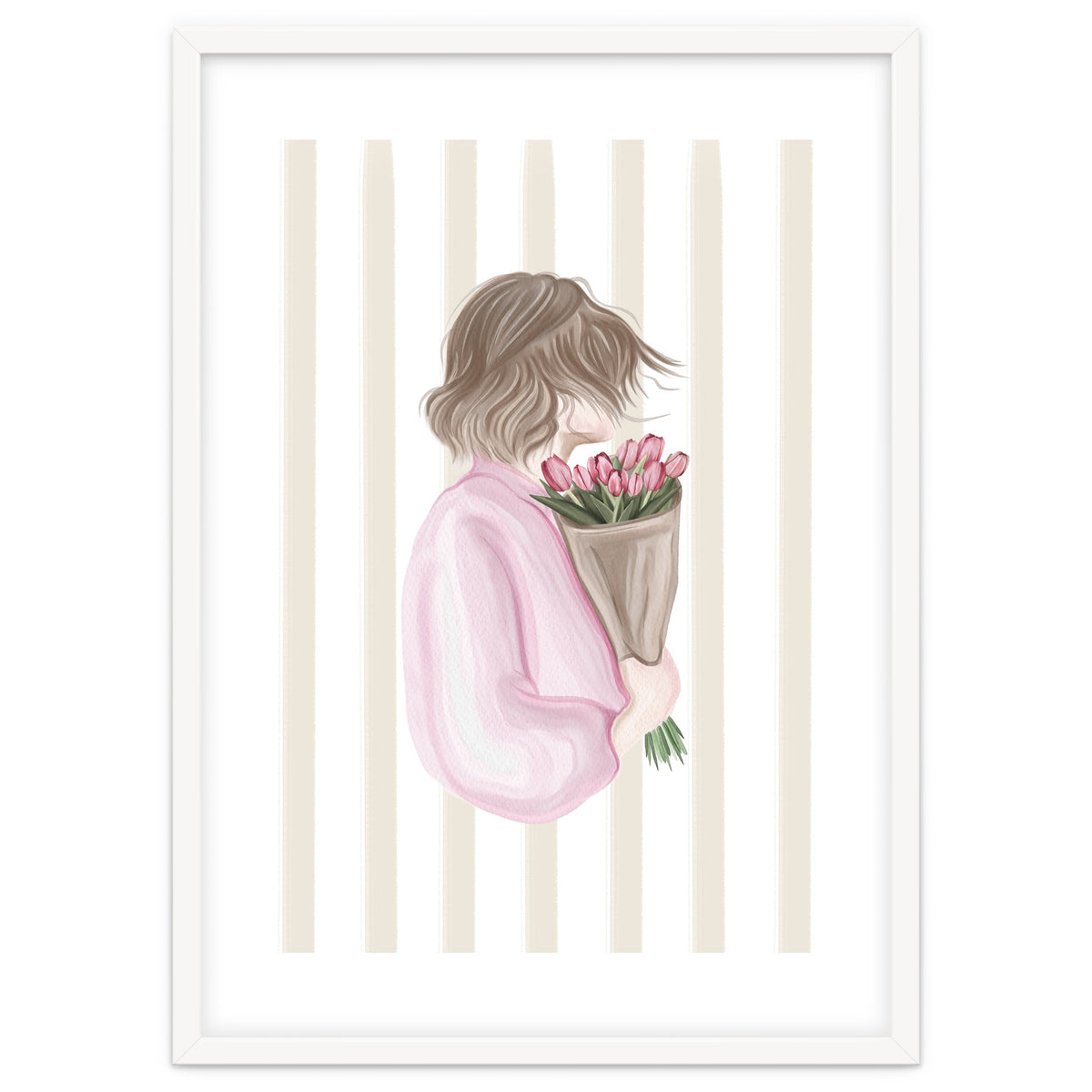 The Girl With The Tulips