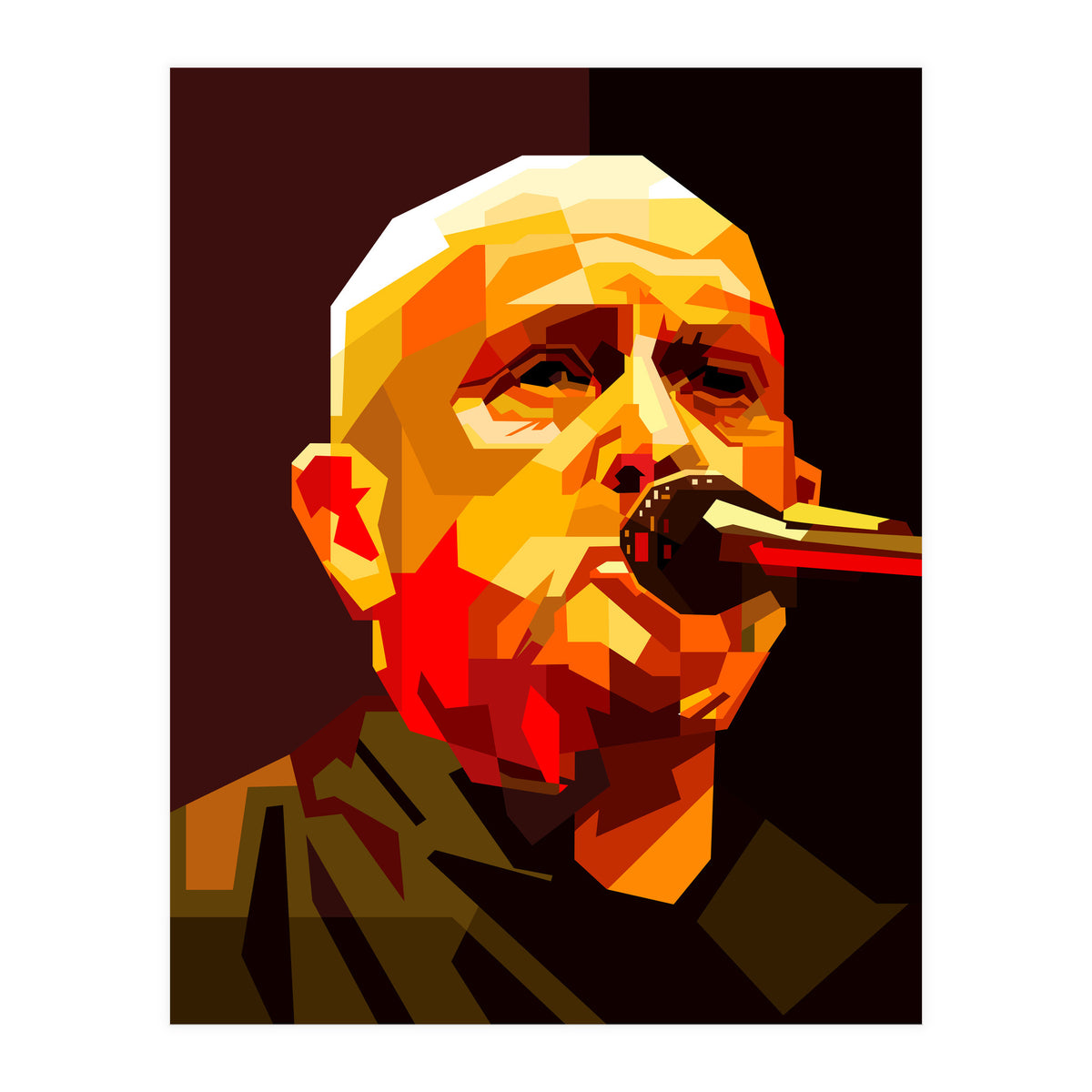 Peter Gabriel Musician Vintage (Print Only)