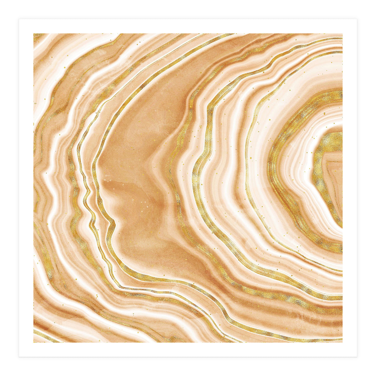 Golden Agate Texture 07 (Print Only)