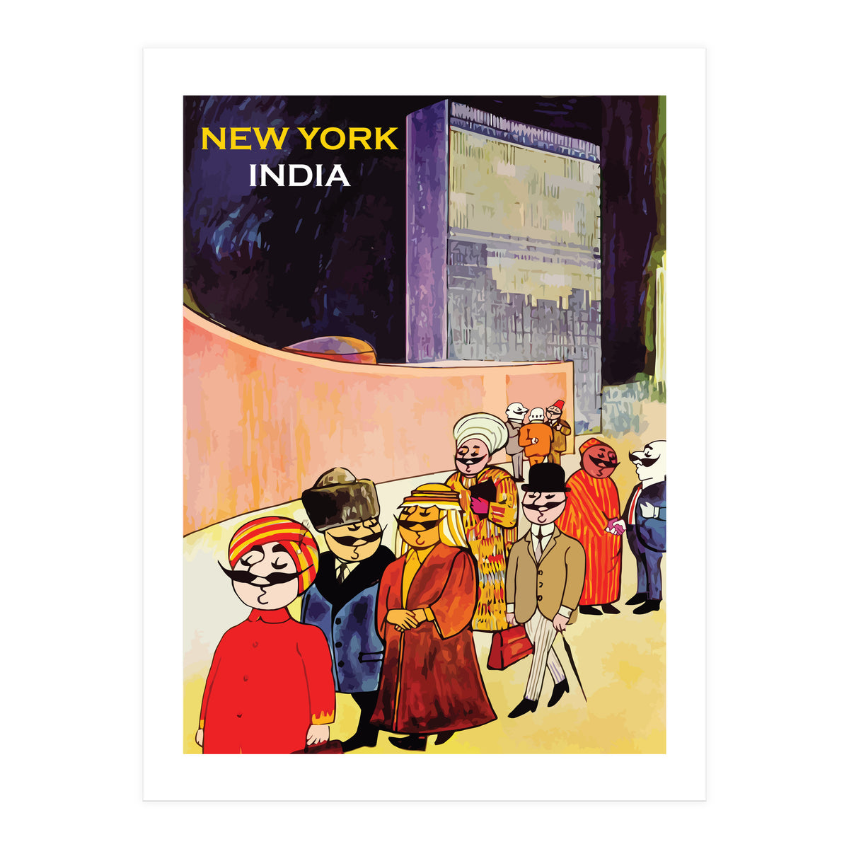 New York - India (Print Only)