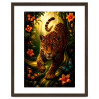 Leopard in Retro Contemporary Aesthetics