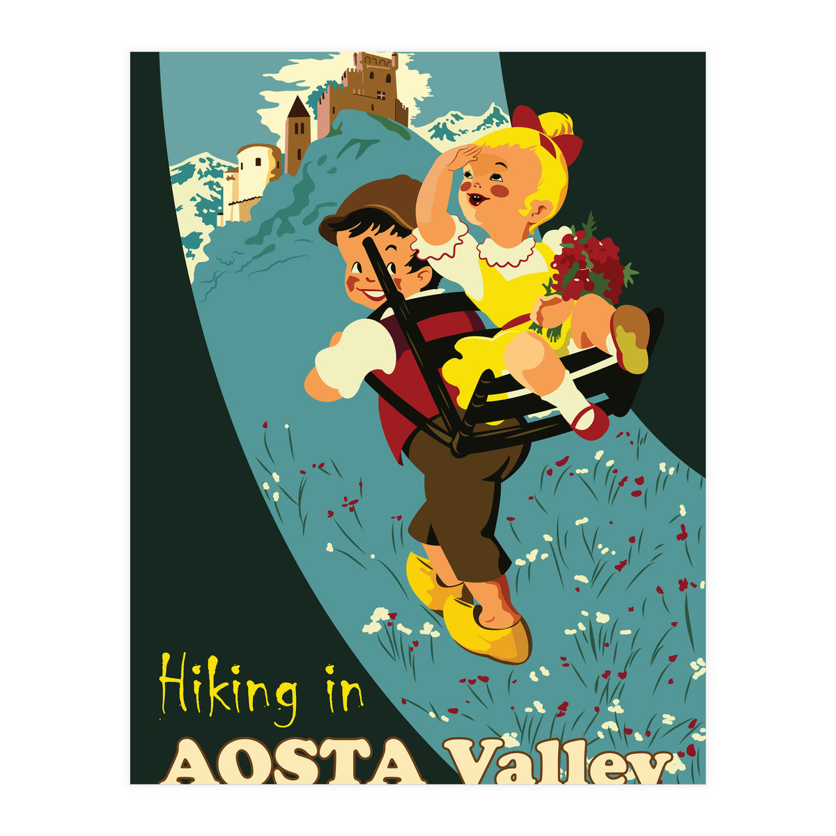 Hiking In Aosta Valley (Print Only)