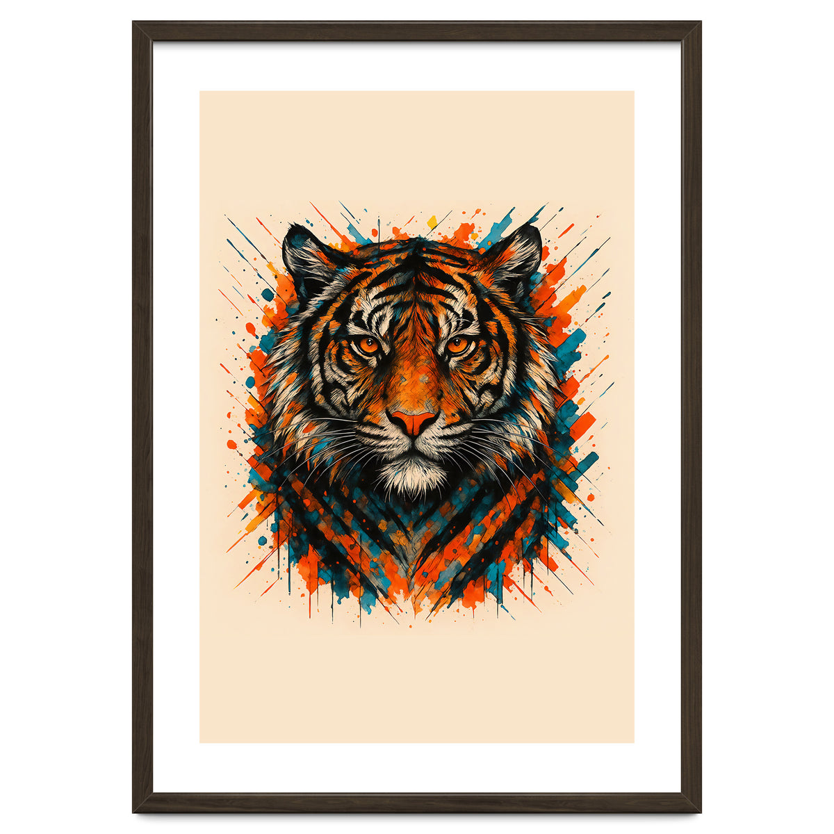 Tiger Animal Watercolor
