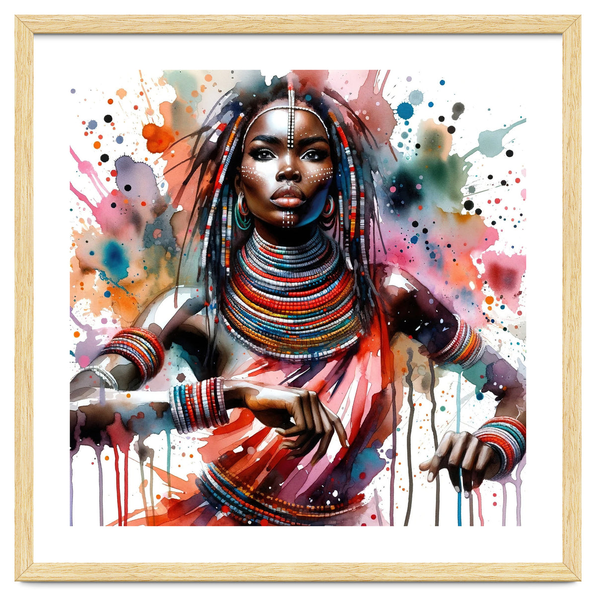 Beaded Majesty Dancer Portrait