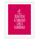 Beautiful and fabulous like a flamingo thumbnail