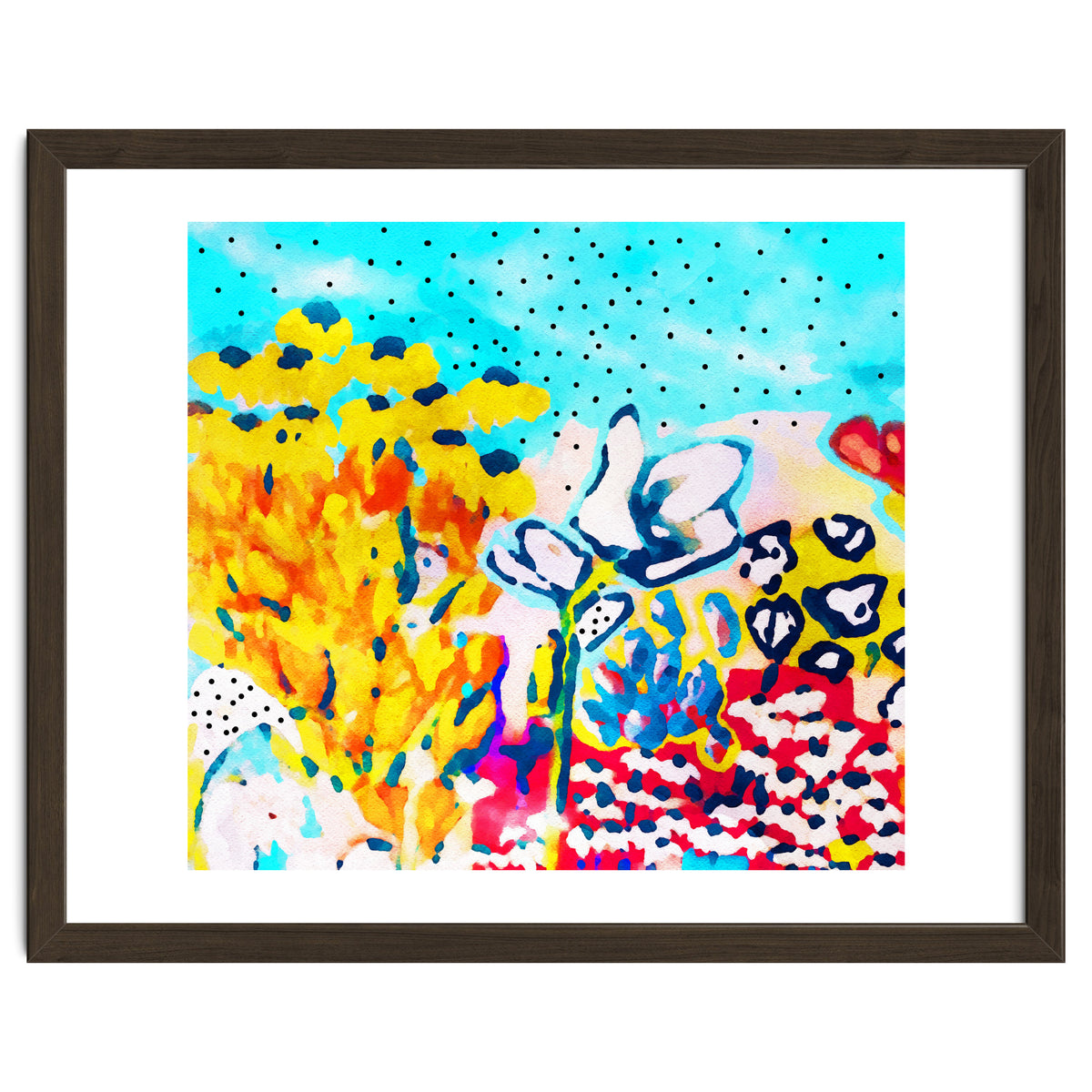 Floral Graffiti #society6 #decor #buyart