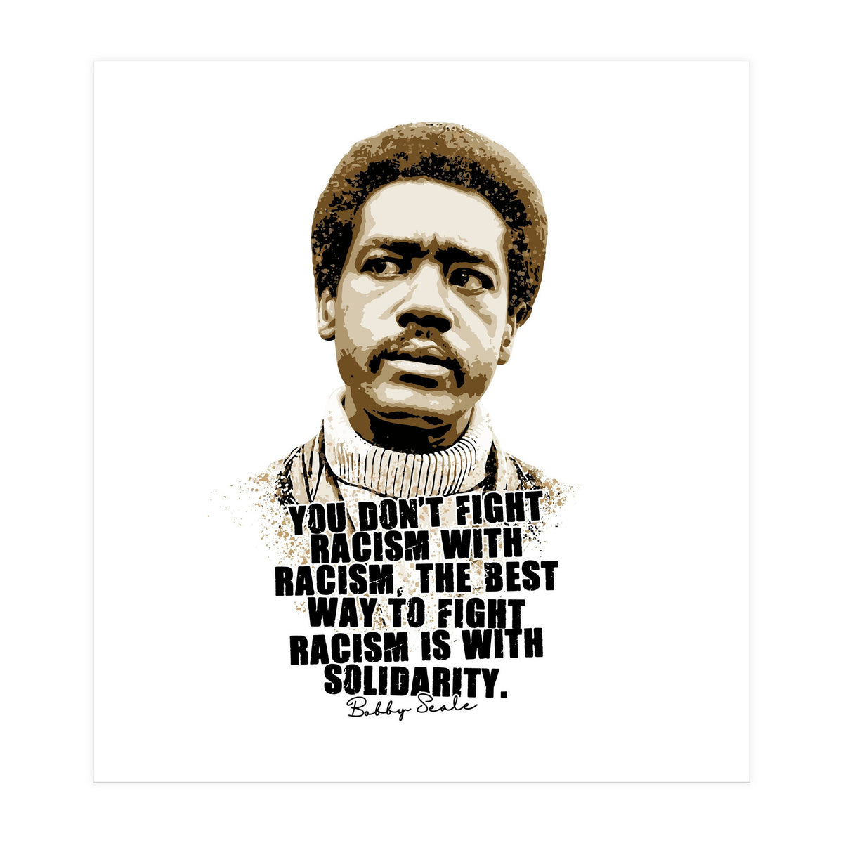 Bunchy Carter American Activist Legend with Quotes (Print Only)