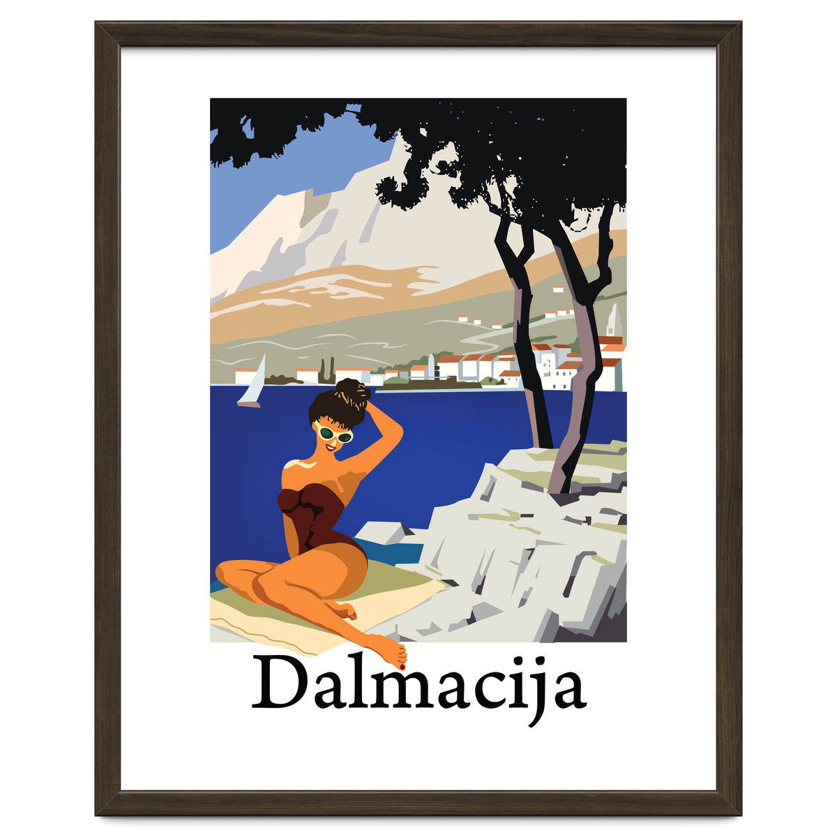 Dalamtia, Sunbathing Woman