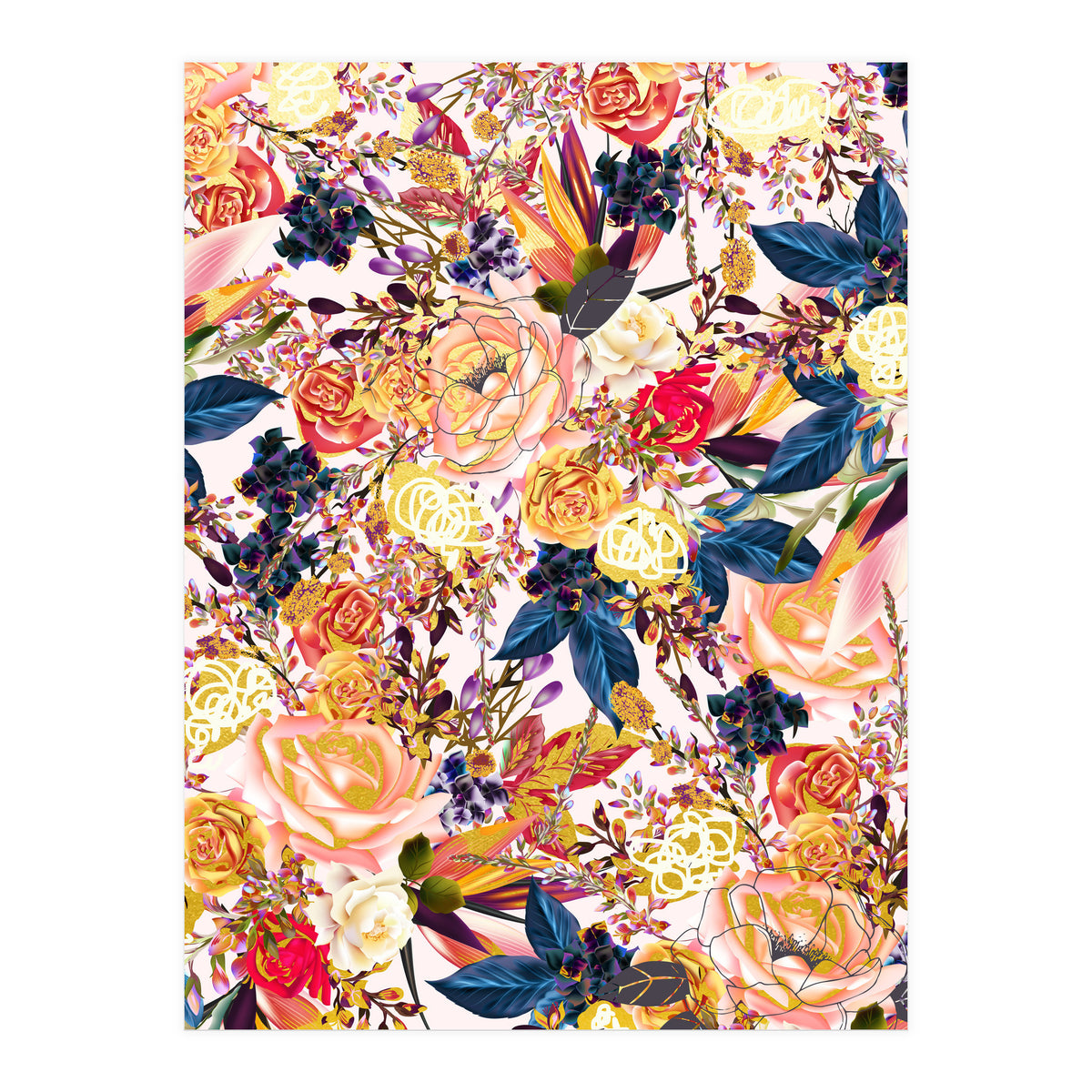 Rustic Floral #society6 #decor #buyart  (Print Only)