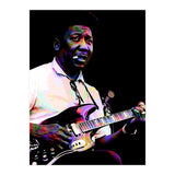 Muddy Waters American Blues Singer Legend Colorful Art (Print Only) thumbnail