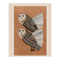 Striped Owl Pair (Print Only)