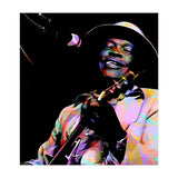 John Lee Hooker American Blues Guitarist Colorful Art (Print Only) thumbnail
