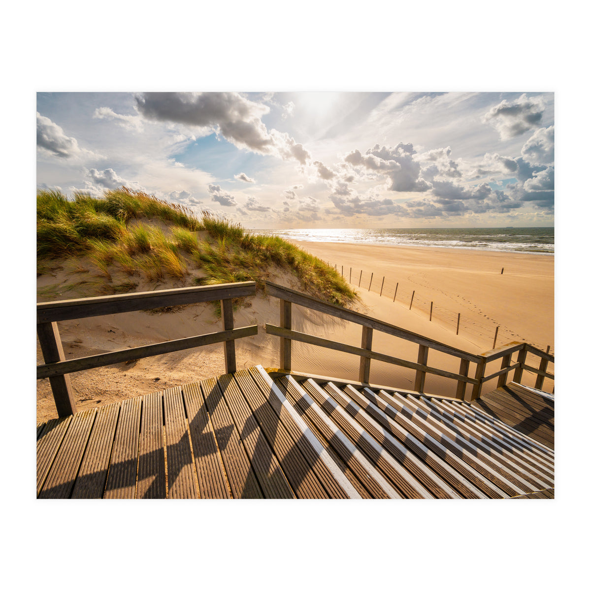 A day at the Dutch beach (Print Only)