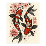 Koi fish Japanese (Print Only) thumbnail