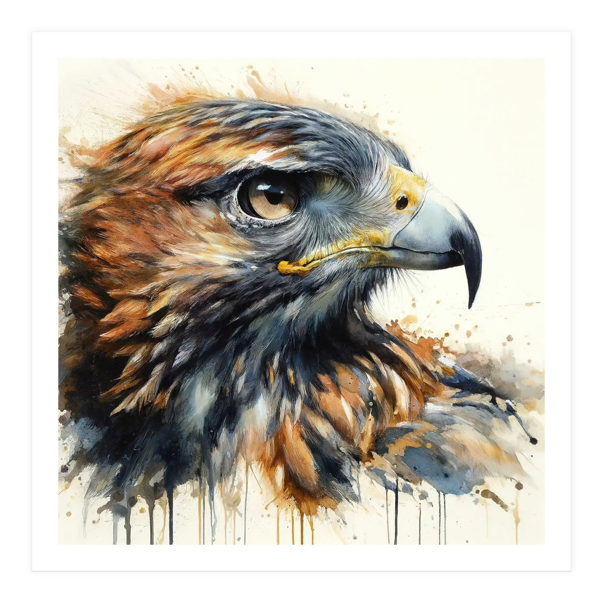 Eagle Gaze Across The Horizon (Print Only)