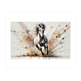 Galloping Horse Front View (Print Only) thumbnail