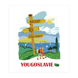 Hiking on Adriatic Coast, Yugoslavia (Print Only) thumbnail