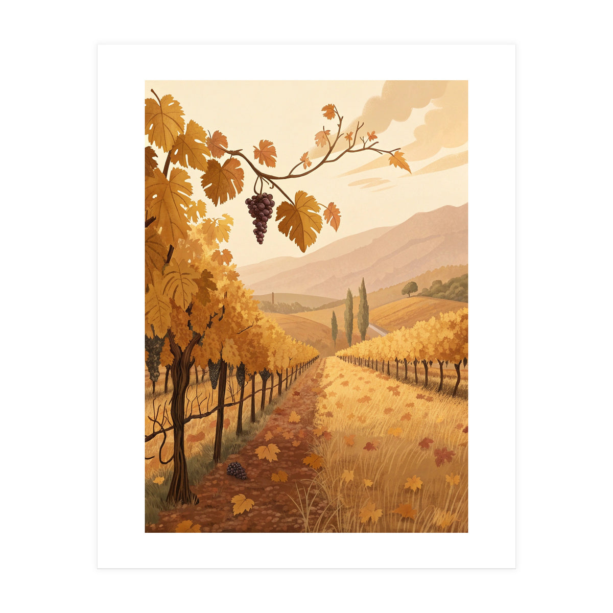 Harvest’s Quiet Afterglow (Print Only)