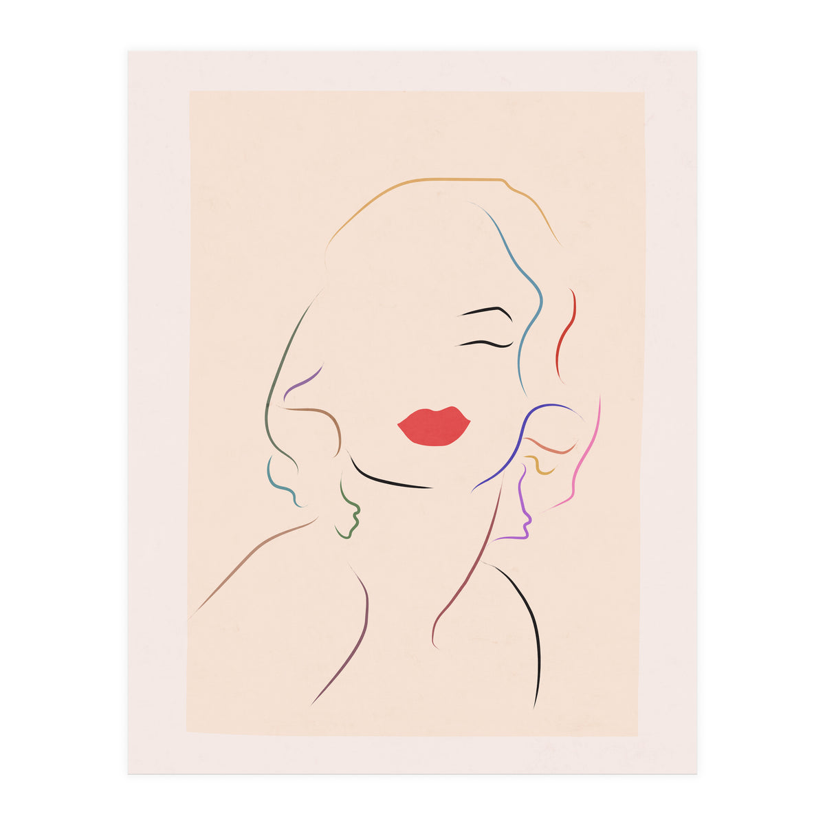 Marilyn's Kiss (Print Only)