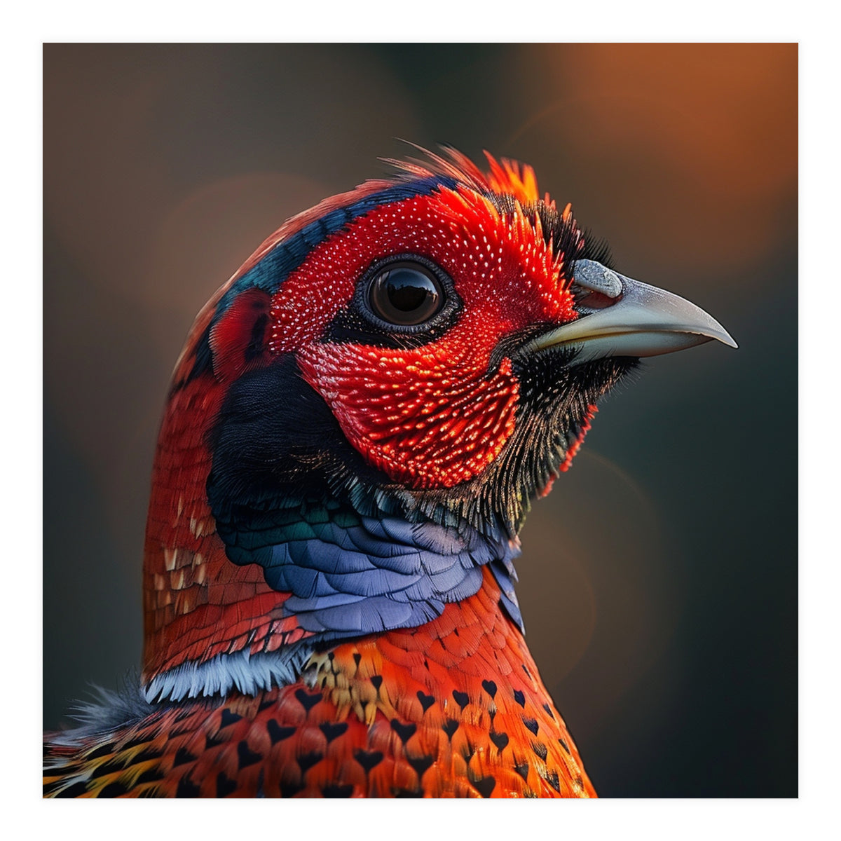 Close Up Pheasant Bird  (Print Only)