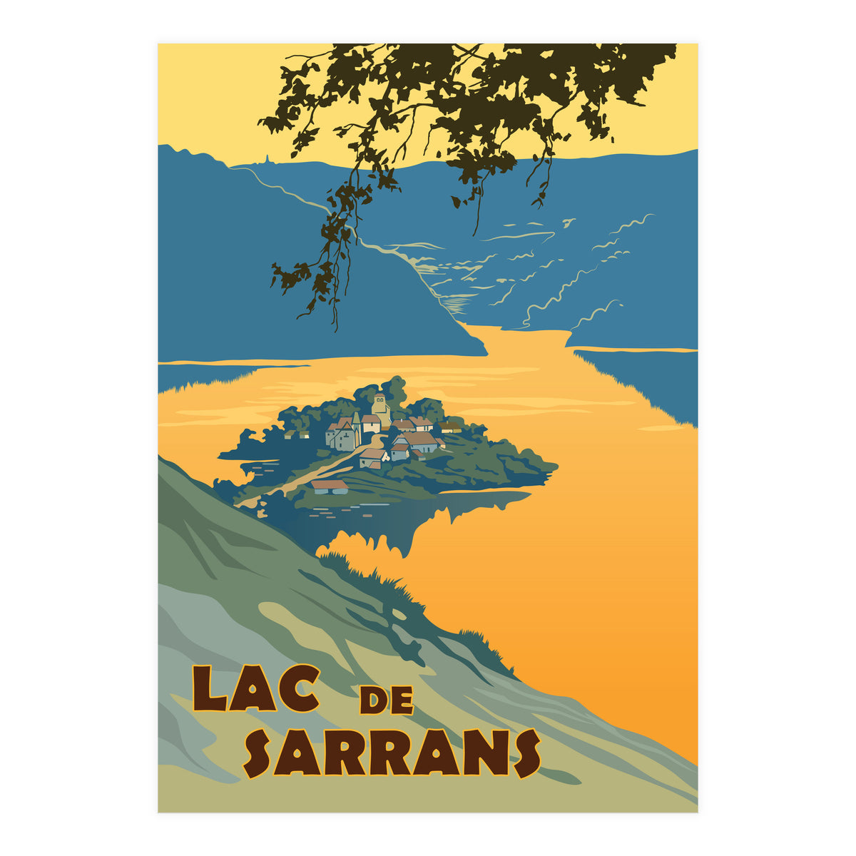 Lac De Sarrans (Print Only)