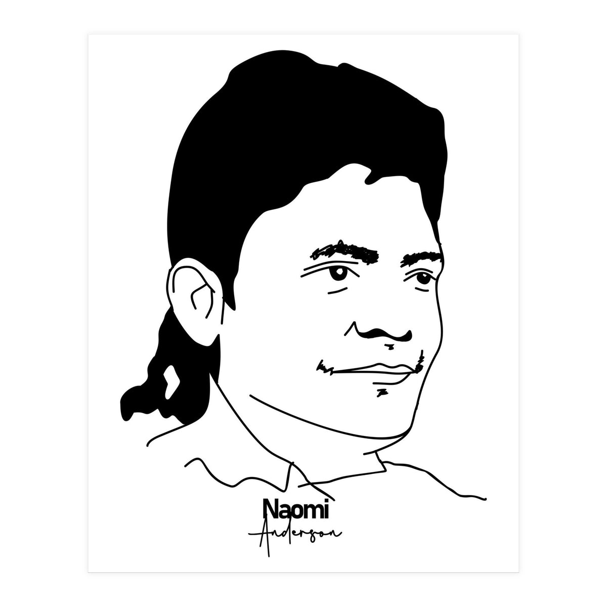 Naomi Anderson African American Suffragist (Print Only)