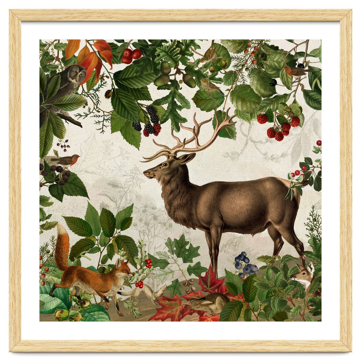 Nostalgic Autumn guardians of the forest 1