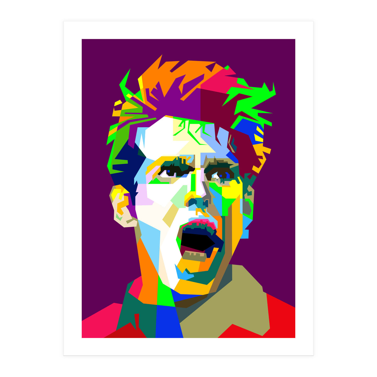 Ricardo Kaka Brazilian Football Pop Art WPAP (Print Only)