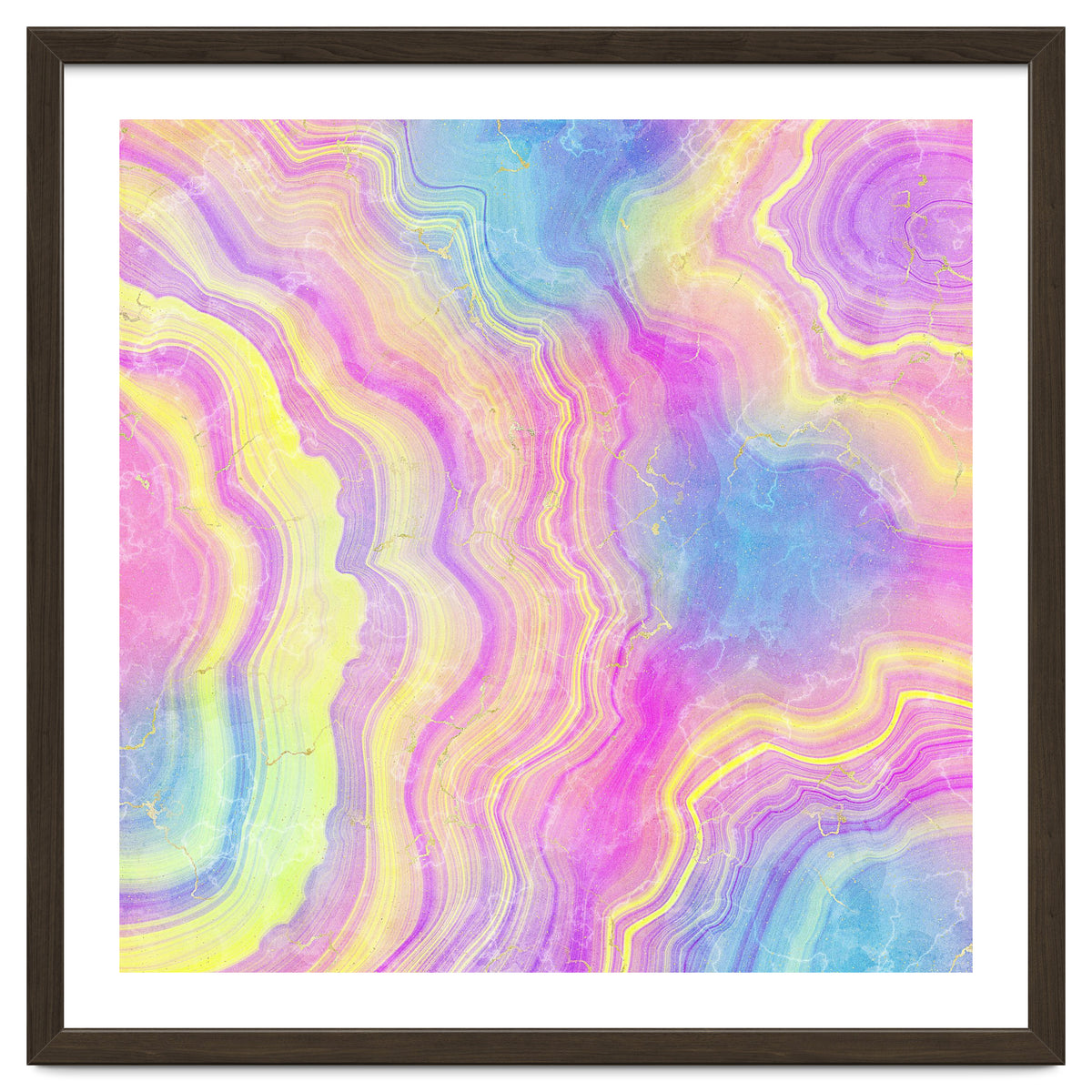 Neon Agate Texture 08