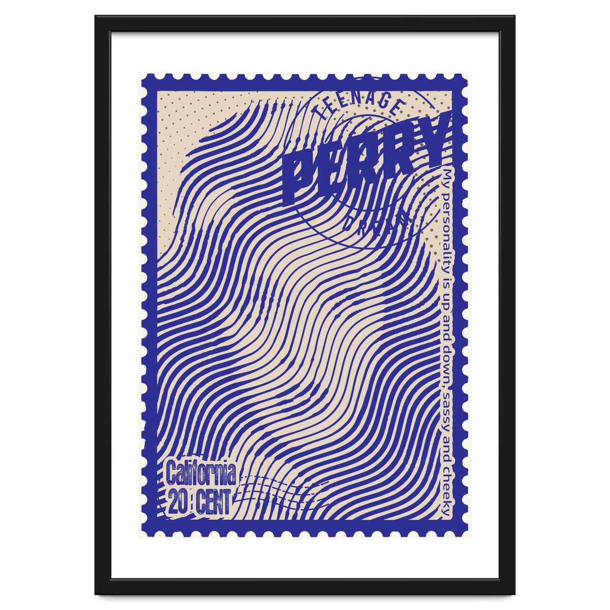 Katy Perry Stamps Art