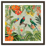 Exotic Parrots Jungle Landscape thumbnail