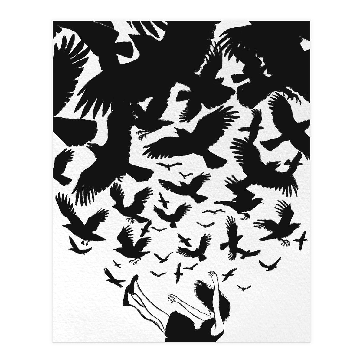 fallen Raven (Print Only)