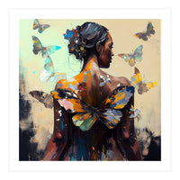 Powerful Butterfly Woman Body #6 (Print Only)