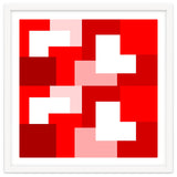 Red Abstract Square Tiles thumbnail