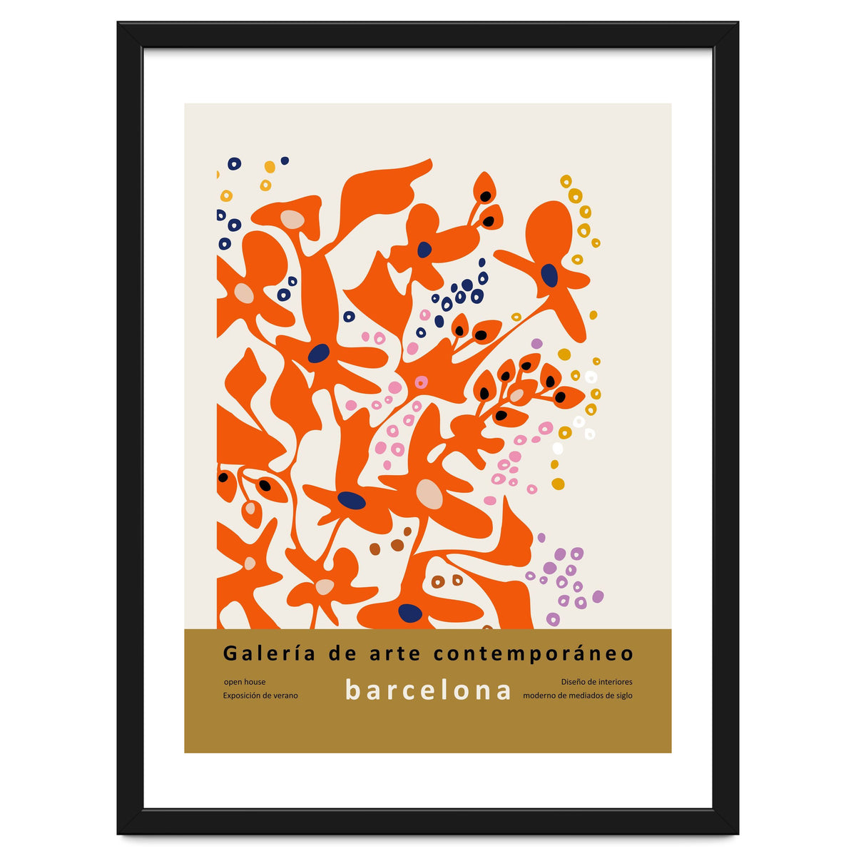 Contemporary art gallery Barcelona design and interior