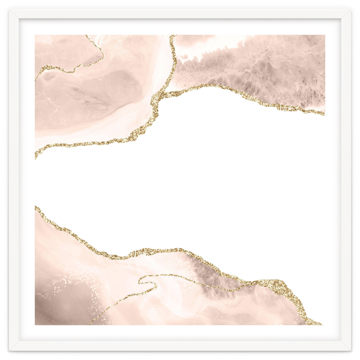 Ivory & Gold Agate Texture 06