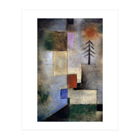 Paul Klee Small Fir Tree Abstract Painting (Print Only)